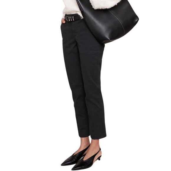 Banana Republic Martin Fit Ankle Pants in Black Size 6 Petite - Picture 1 of 3